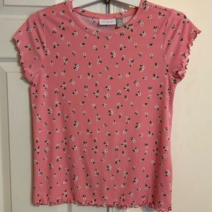 CUTE PINK FLORAL TEE